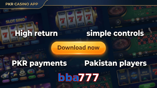 Main screen of Bba777 gamedownload page for PK players